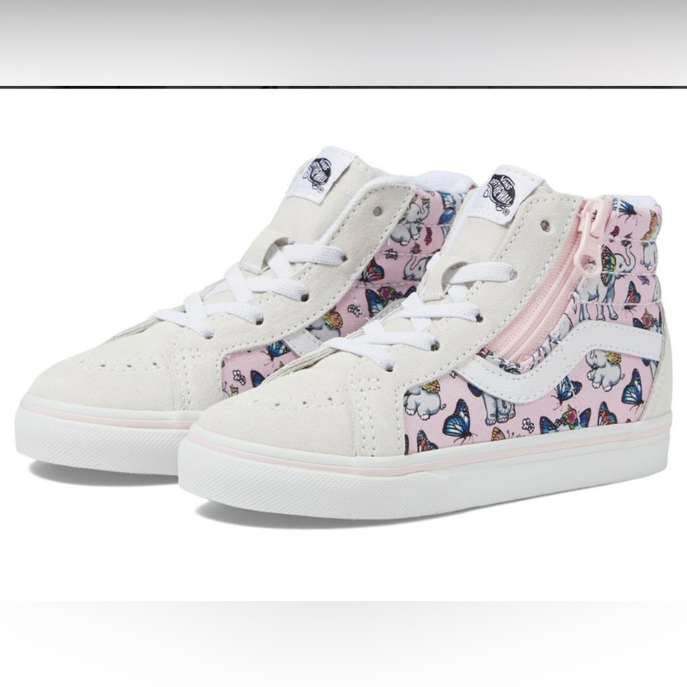 Vans SK8 Reissue Si Elephantastic Grey/Pink - toddler 6.5